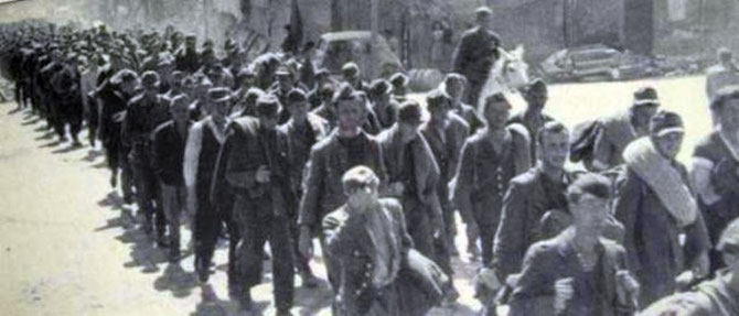 Bleiburški pokolj — povijesni snimak